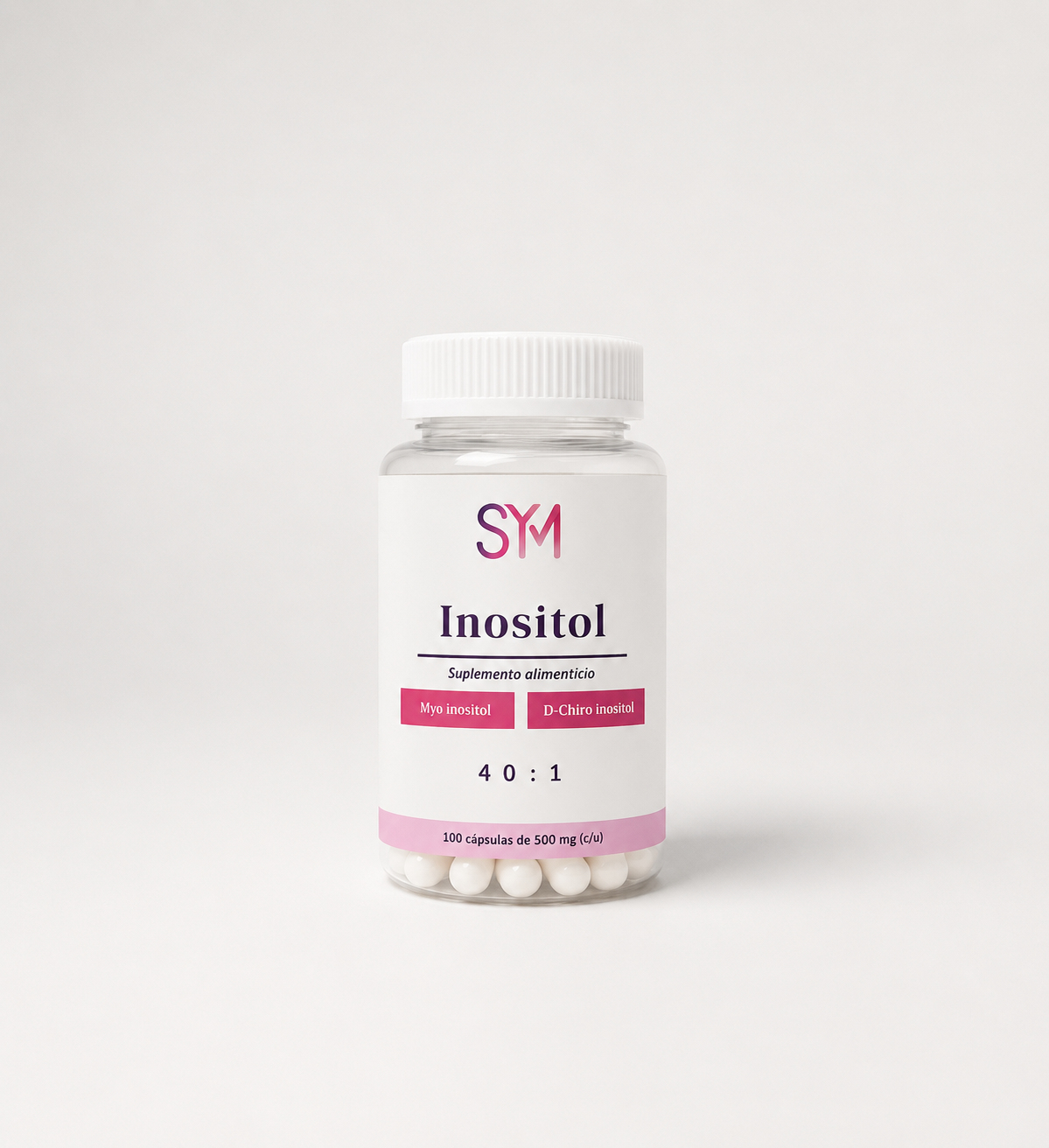 Myo & D-Chiro Inositol 40:1 en cápsula